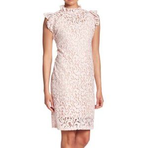NWT Alexia Admor Pale Pink Lace Sheath Dress L